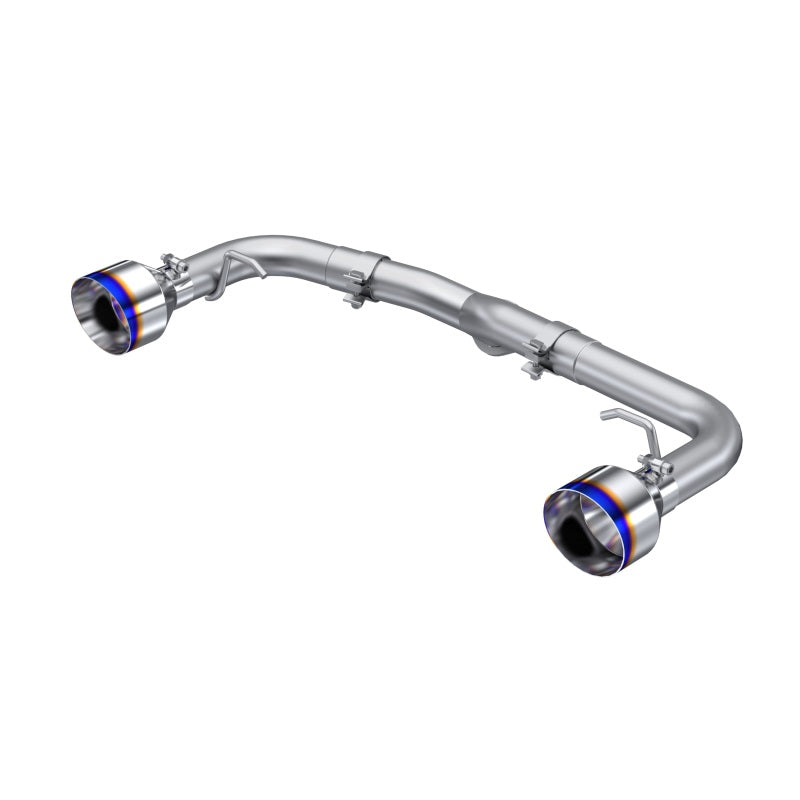 MBRP Subaru BRZ 2.4L/Toyota GR86 2.4L 2.5in Dual Split Rear Exit w/5in OD Burnt End Tips - T304