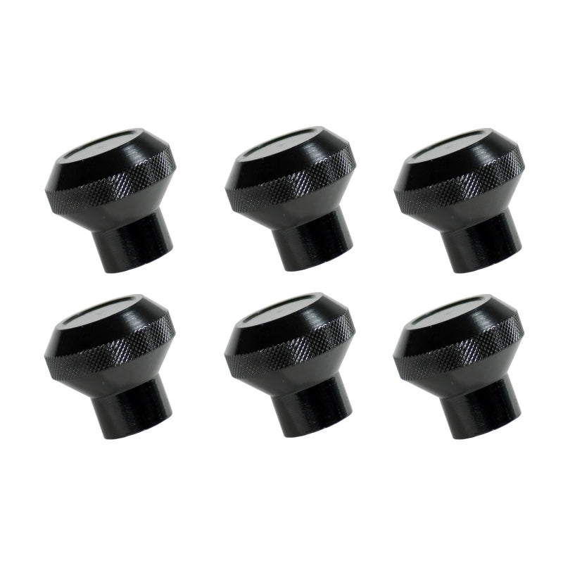 Rugged Ridge Jeep CJ Black Billet Stainless Steel Dash Knob Set Billet