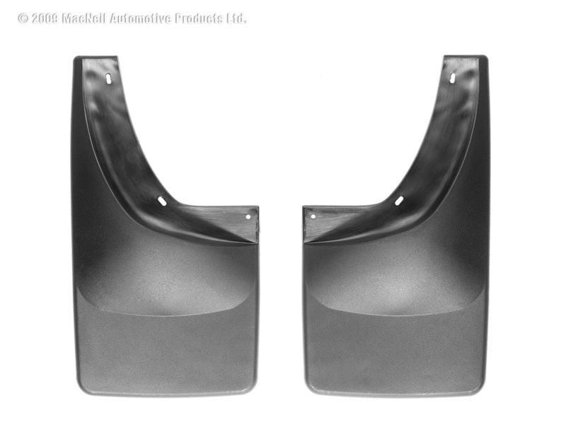WeatherTech Dodge Ram Mega Cab No Drill Mudflaps - Black