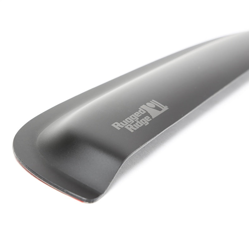 Rugged Ridge Front Window Visors Black GM Pickup & SUV