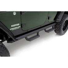 Load image into Gallery viewer, Rampage Jeep Rock Rail Short Step Universal 4 Piece Set - Black