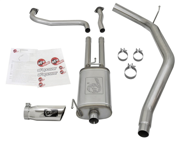 aFe MACH Force-Xp 2-1/2in Cat-Back Exhaust System w/ Polished Tip 2016+ Nissan Titan XD V8 5.6L