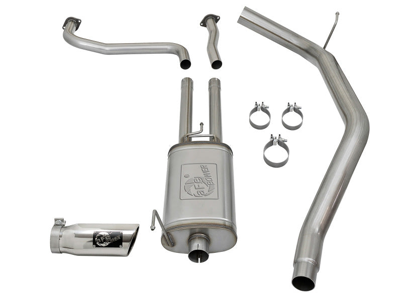 aFe MACH Force-Xp 2-1/2in Cat-Back Exhaust System w/ Polished Tip 2016+ Nissan Titan XD V8 5.6L