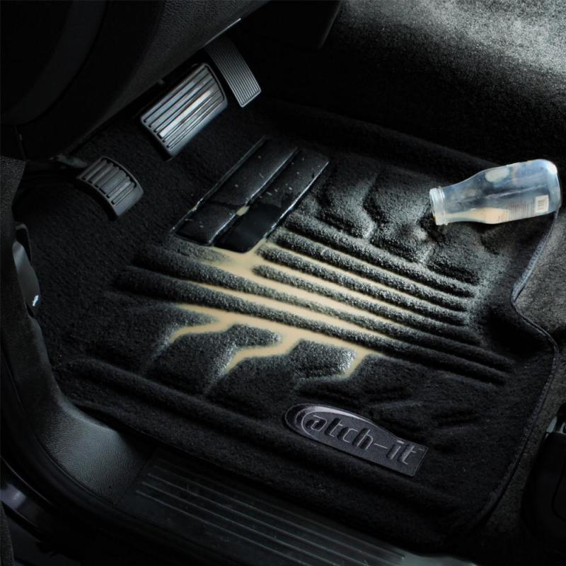 Lund Dodge Avenger Catch-It Carpet Rear Floor Liner - Black (2 Pc.)