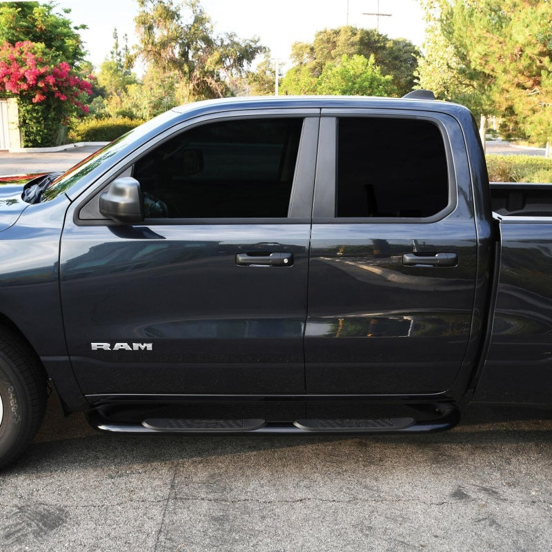 Westin 19+ Dodge Ram 1500 Crew Cab Platinum 4 Oval Nerf Step Bars - Black