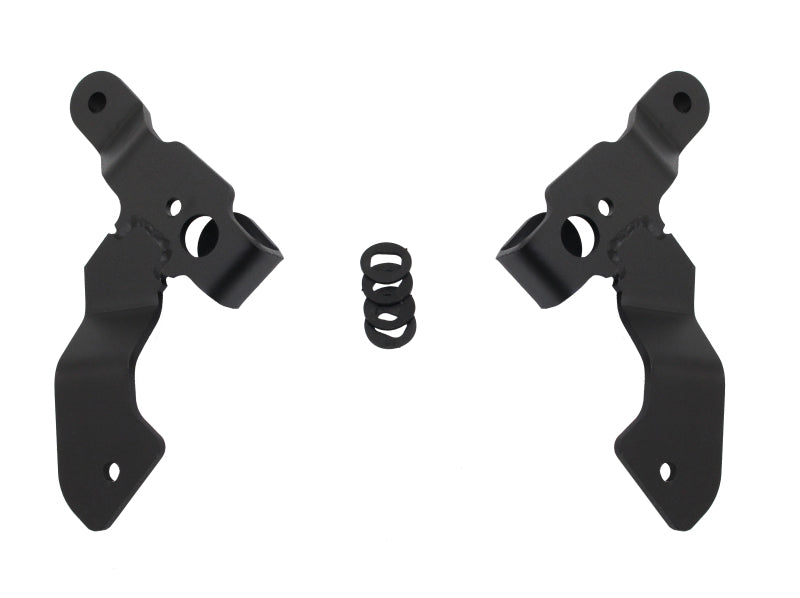 Go Rhino Jeep Wrangler JL/JLU/Gladiator JT Light Mount - Two 3in Cubes Offset