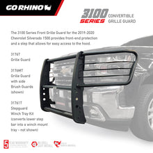 Load image into Gallery viewer, Go Rhino Chevrolet Silverado 1500 3000 Extreme Series StepGuard - Textured Black