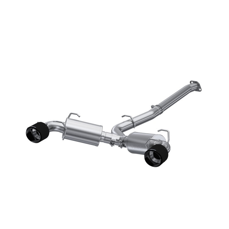 MBRP Subaru BRZ 2.0L/ 2.4L 3in Dual Split Rear Cat Back w/CF Tips- T304