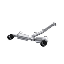 Load image into Gallery viewer, MBRP Subaru BRZ 2.0L/ 2.4L 3in Dual Split Rear Cat Back w/CF Tips- T304
