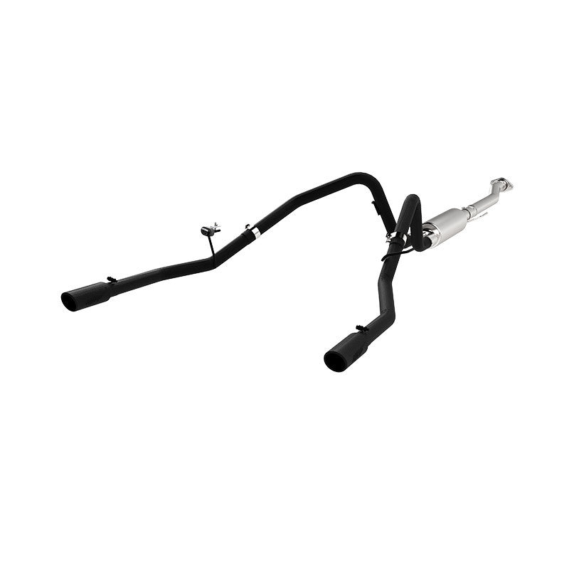 MBRP Ford F-150 V6 Ecoboost Black Coated 2.5in Cat-Back Dual Rear Exit Exhaust System