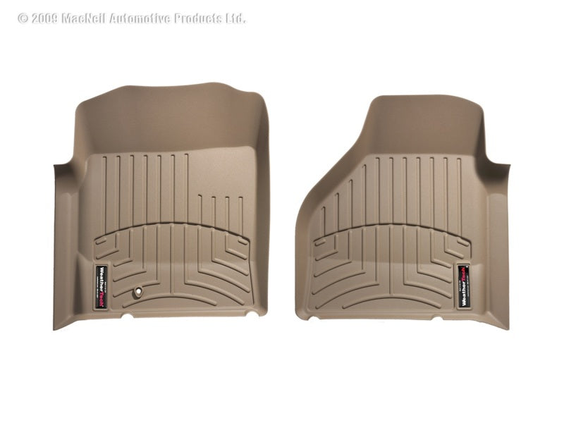WeatherTech Dodge Ram 1500 Pickup QuadCab Front FloorLiner - Tan