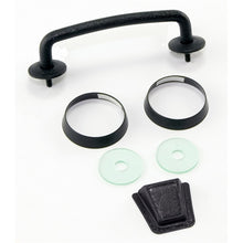 Load image into Gallery viewer, Rugged Ridge Jeep Wrangler JK Textured Black Windshield Tie Down Kit