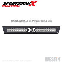 Load image into Gallery viewer, Westin 2005+ Chevrolet/Nissan/Toyota Sportsman X Mesh Panel (Textured Black)