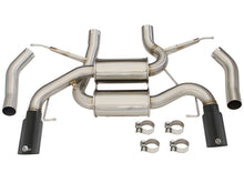 Load image into Gallery viewer, aFe MACHForce XP 2.5in Axle Back Stainless Exhaust w/ Black Tips 07-13 BMW 335i 3.0L L6 (E90/92) N55