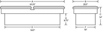 Load image into Gallery viewer, Lund Chevy Colorado Ext. Cab (All Beds Gull-Wing Crossover) Challenger Tool Box - Brite