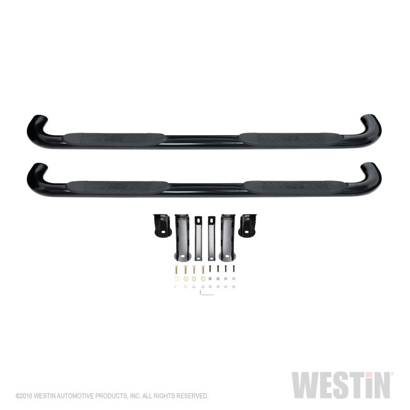 Westin Chevrolet Silverado/Sierra 1500 Crew Cab Platinum 4 Oval Nerf Step Bars - Black