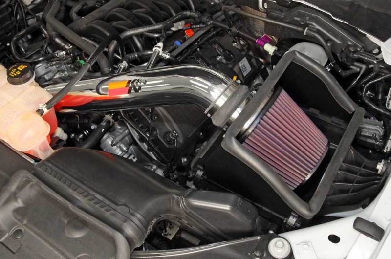 K&N Ford F150 5.0L V8 F/I High Flow Performance Intake Kit