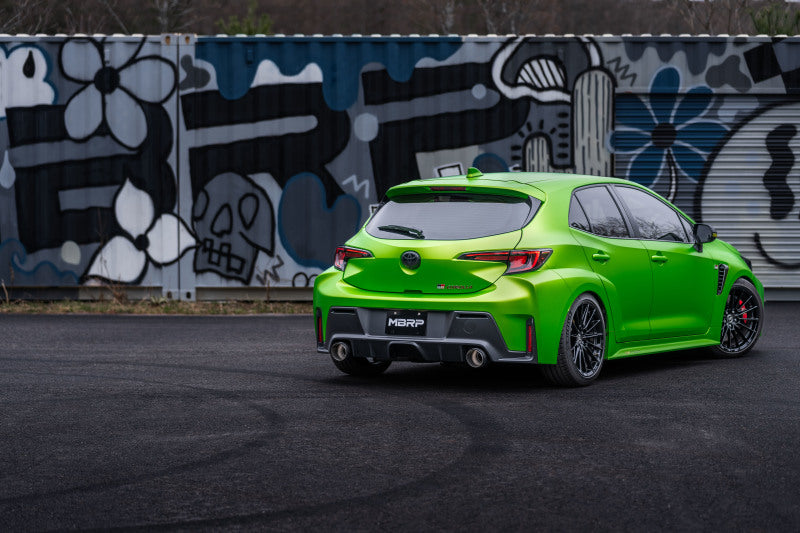 MBRP Toyota Corolla GR 1.6L T304 Stainless Steel 3in Cat-Back Dual Split Rear w/ Burnt End Tips