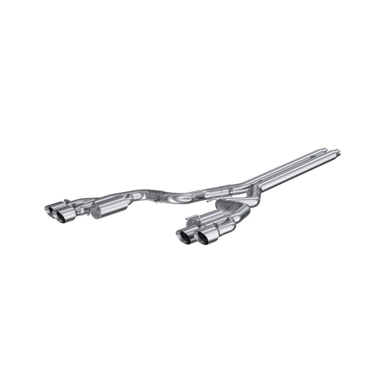 MBRP Ford Mustang GT 5.0 3in Cat Back Quad Tip Race Version - T304