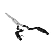 Load image into Gallery viewer, MBRP Ford Mustang EcoBoost 2.3L Black 3in Cat Back Dual Split Rear Exit (Street Version)