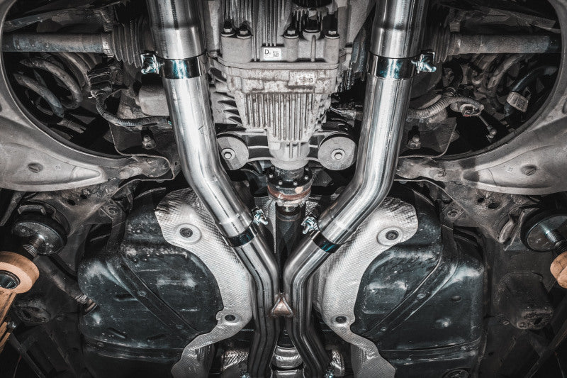 MBRP Dodge Durango SRT 6.4L Armor Pro T304 SS 3in Cat Back Exhaust Dual Rear Exit w/ CF Tips