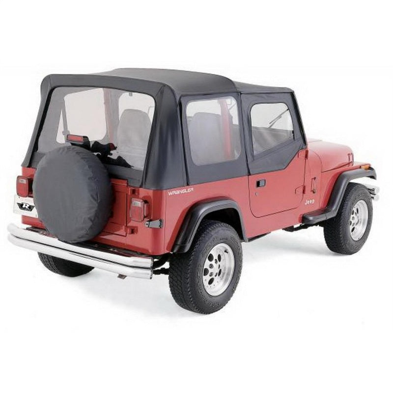 Rampage Jeep Wrangler(YJ) OEM Replacement Top - Black Denim