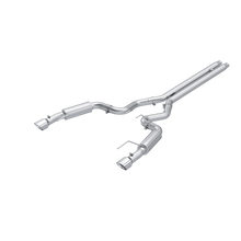 Load image into Gallery viewer, MBRP Ford Mustang GT S650, 5.0L 3in Dual Split Rear Aluminized Steel