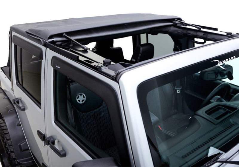 Rampage Jeep Wrangler(JK) Trailview Fastback - Black Diamond (2 Door)
