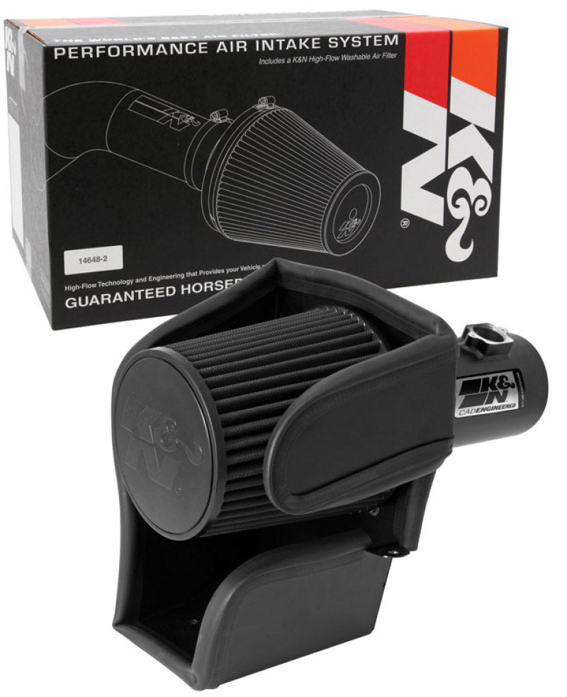 K&N Ford F250/F350/F450/F550 Super Duty 6.4L V8 DSL Black Performance Intake Kit