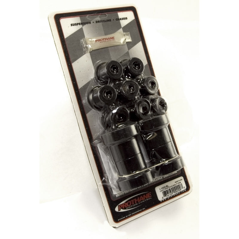 Rugged Ridge Front Leaf Spring Bushing Kit Black Jeep CJ