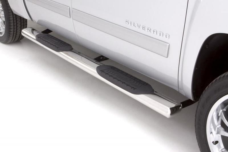 Lund Dodge Ram 2500 Crew Cab 6in. Oval Straight SS Nerf Bars - Polished