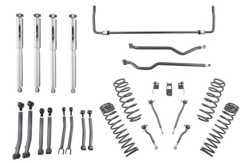 Belltech Wrangler Rubicon JL 4dr 4in Trail Performance Lift Kit w/ Rear Sway Bar