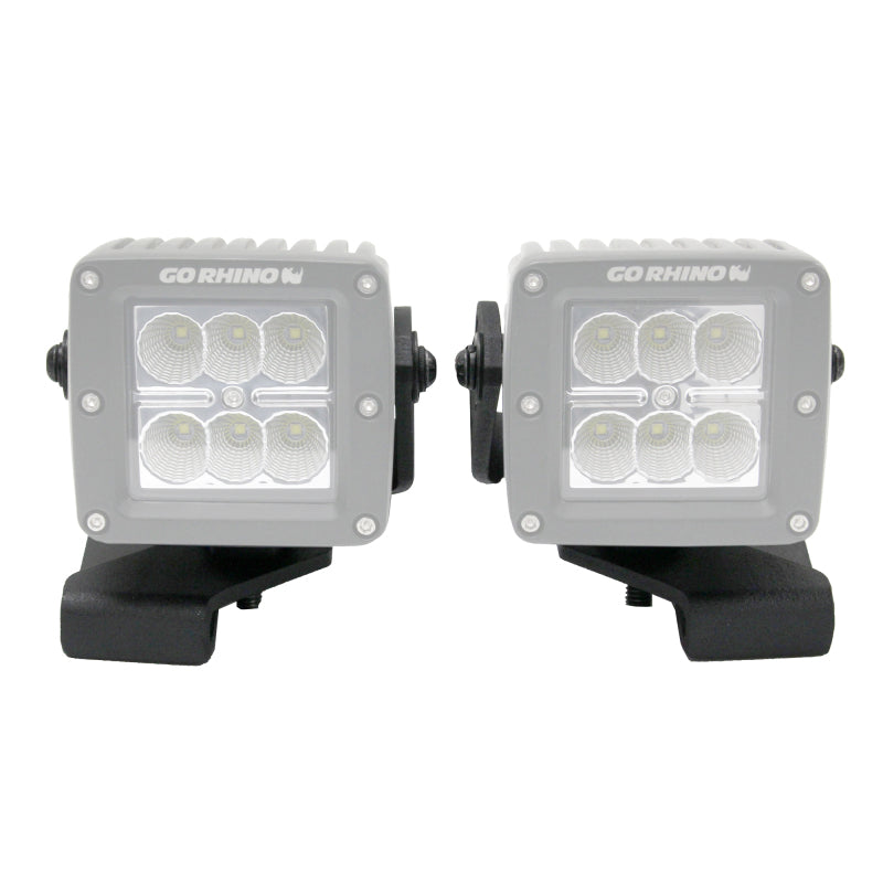 Go Rhino Jeep Wrangler JL/JLU/Gladiator JT Light Mount - 3in Cube