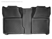 Load image into Gallery viewer, WeatherTech Chevrolet Silverado Crew Cab Rear FloorLiner - Black