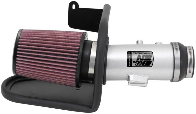 K&N Honda Accord 3.5L V6 69 Series Typhoon Air Intake System - Silver Cold Air Intake Kit