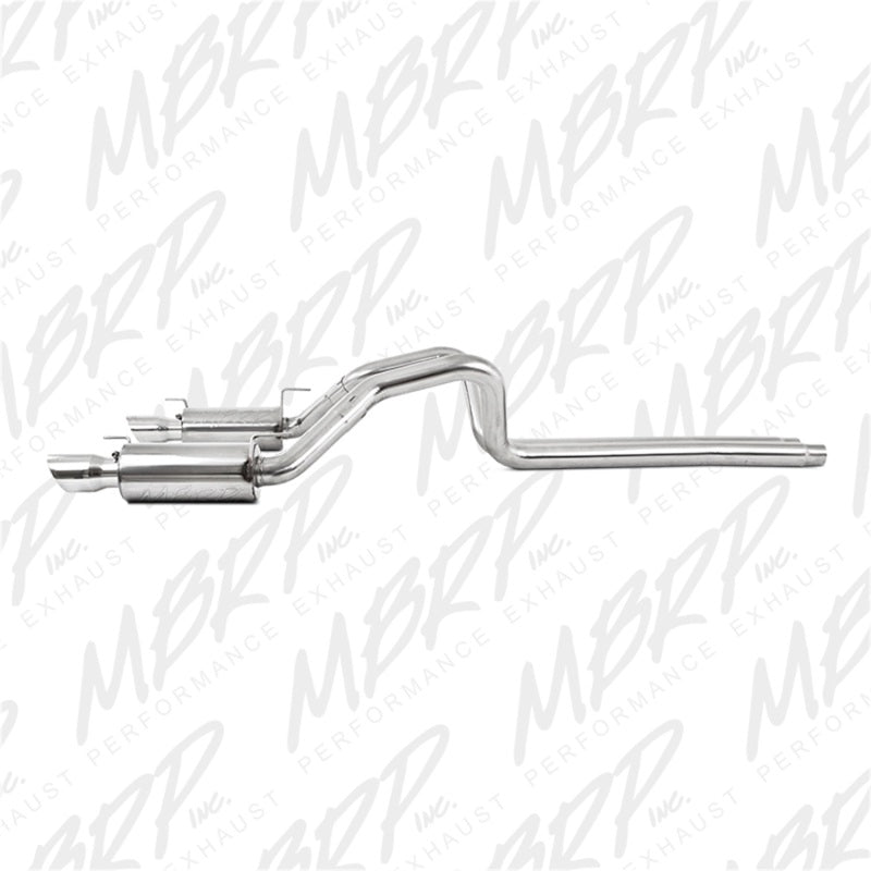 MBRP Ford Shelby GT500 / GT Dual Split Rear Street Version 4in Tips T409 Exhaust System