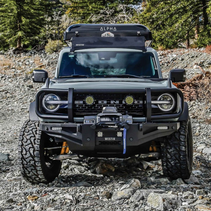 Westin Ford Bronco (Excl. Bronco Sport) w/ XTS Front Bumper Brush Guard - Textured Black