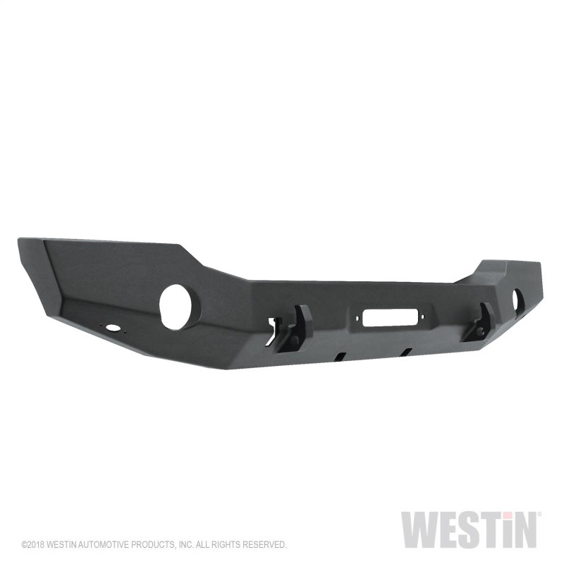 Westin 18+ Jeep Wrangler JL WJ2 Full Width Front Bumper - Textured Black