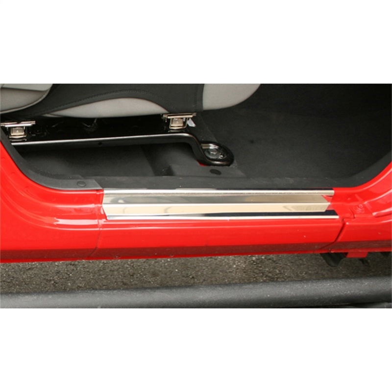 Rugged Ridge Jeep Wrangler 2 Door Stainless Steel Door Entry Guards