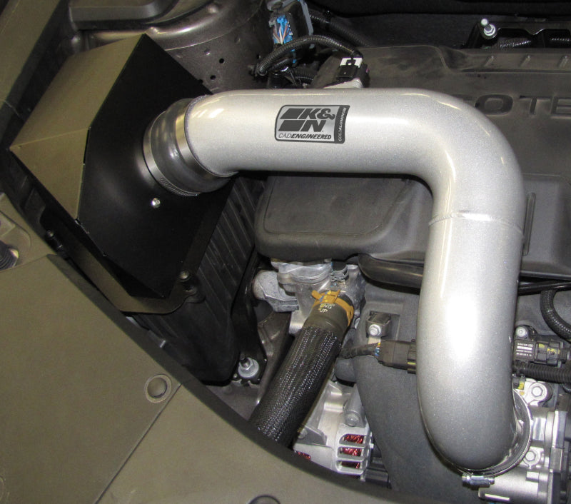 K&N GMC Terrain / 10 Chevy Equinox 2.4L-L4 Silver High Flow Performance Kit
