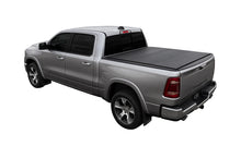 Load image into Gallery viewer, Access LOMAX Tri-Fold Cover Black Urethane Finish Split Rail 09+ Ram 1500 - 6ft 4in Bed