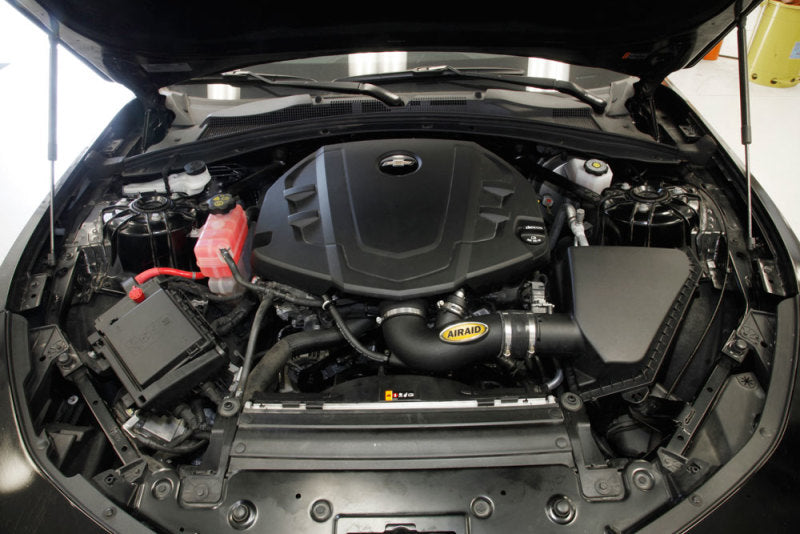 Airaid 16+ Chevrolet Camaro 3.6L V6 F/I Airaid Jr Intake Kit - Dry / Red Media