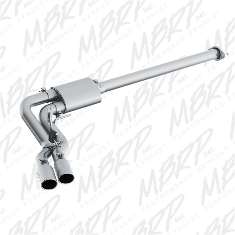 MBRP Ford F-150 2.7L/3.5L/5.0L 3in Cat Back Single Side Pre-Axle Dual Exit T304