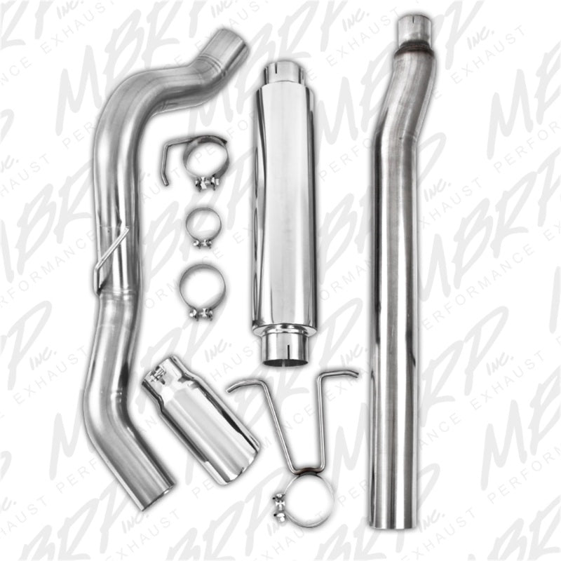 MBRP Ford F-250/350/450 6.2L V8 Gas 4in Cat Back Single Side T409 Exhaust System