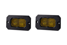 Load image into Gallery viewer, Diode Dynamics Stage Series 2 In LED Pod Sport - Yellow Fog Flush ABL (Pair)