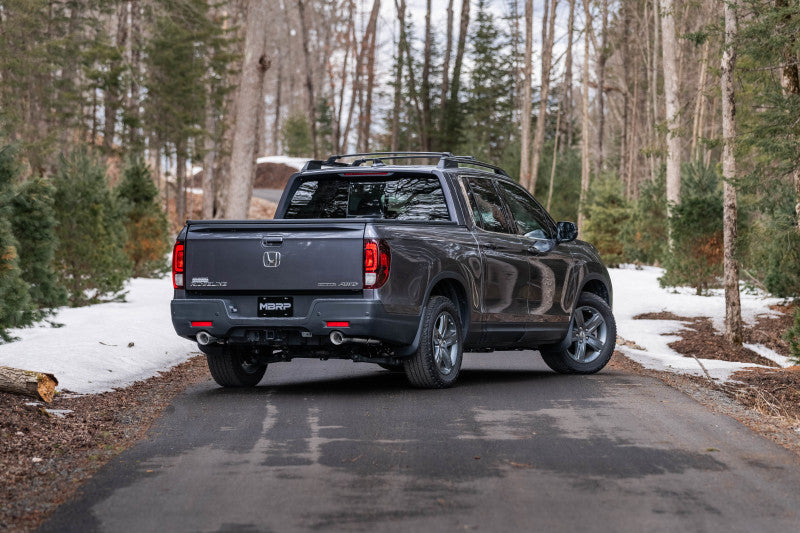 MBRP Honda Ridgeline Aluminized Steel 2.5in Cat-Back - Dual Split Rear Exit