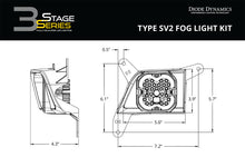 Load image into Gallery viewer, Diode Dynamics SS3 Sport Type SV2 Kit ABL - White SAE Fog