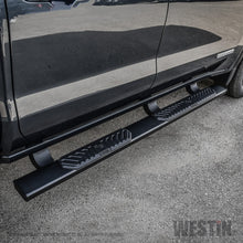 Load image into Gallery viewer, Westin 19+ Chevrolet Silverado 1500 DC R5 Nerf Step Bars - Blk