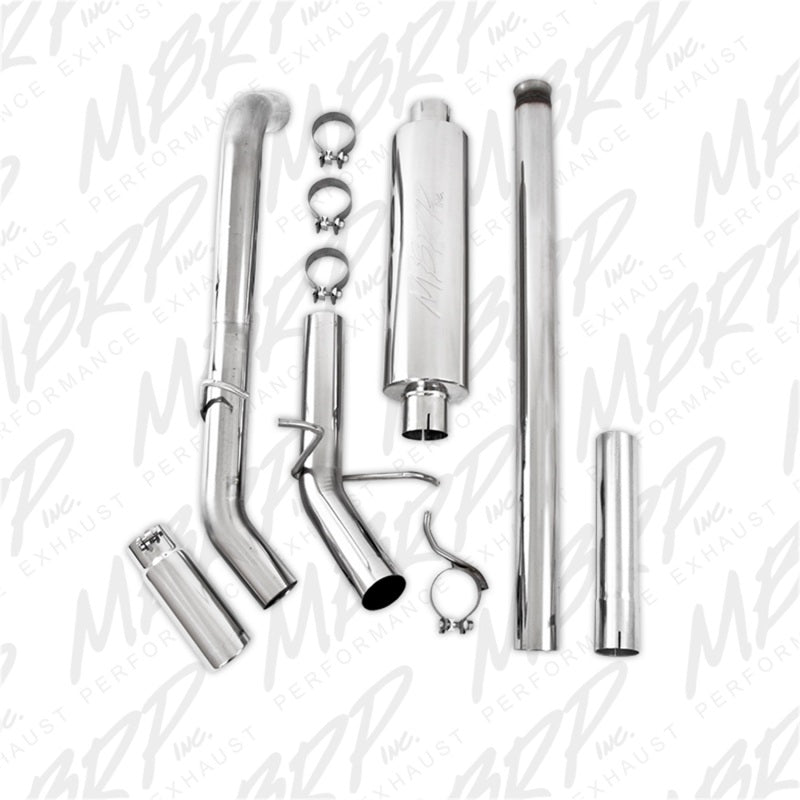 MBRP Chevy/GMC 1500 Silverado/Sierra 4.3L V6/5.3L V8 Single Side Exit T409 3in Cat Back Exhaust