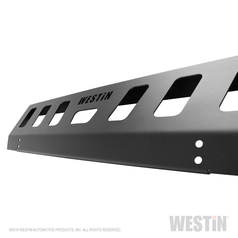 Westin 18+ Jeep Wrangler JL Front Bumper Skid Plate - Textured Black